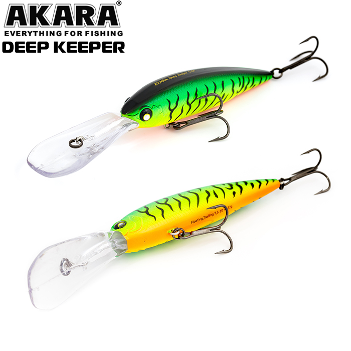 Воблер AKARA Deep Keeper 110F 32 гр. (1-1/7 oz 4,3 in)  A68 (DK100F-A68)