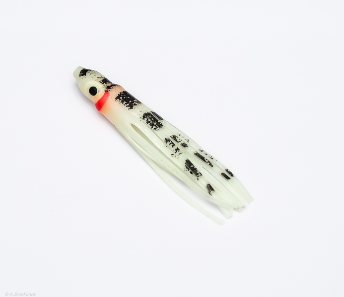 Октопус DELTA 2.5" Mini Squid (75mm) Tiger Prawn/Glow 030-44