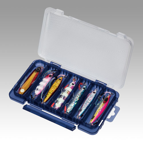 Коробка рыболовная Meiho LURE GAME CASE J CLEAR/NAVY (175×105×18mm) 5494