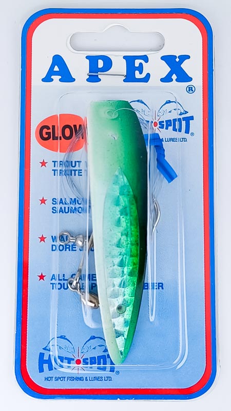 Блесна троллинговая HOT-SPOT APEX TROLLING LURE A3.0 #079G Dark Green/Pearl