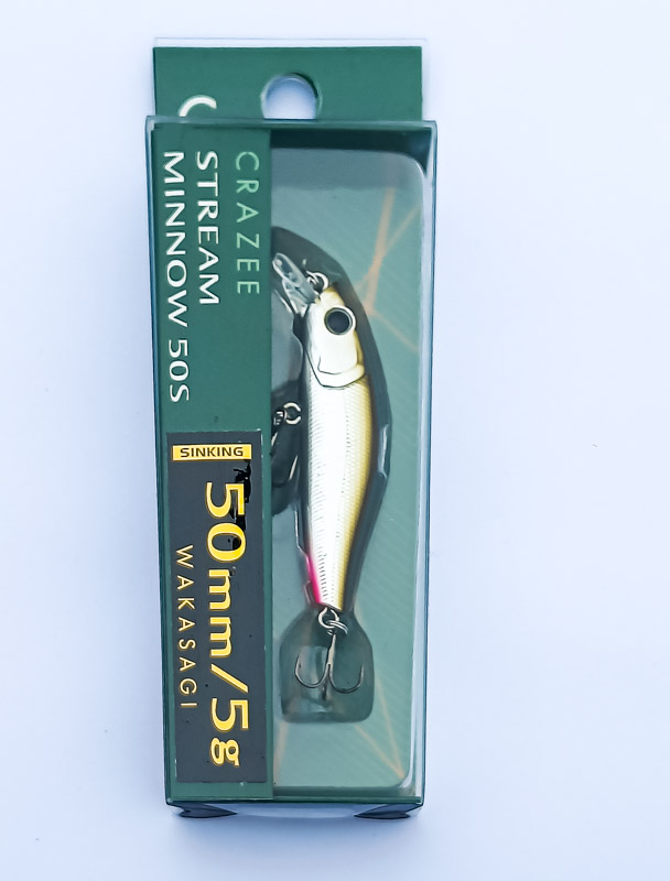 Воблер CRAZEE STREAM MINNOW 50S 5g 50mm #06 WAKASAGI