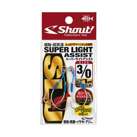 Крючок SHOUT Super Light Assist 361LM #3/0 (уп.2шт) 311594