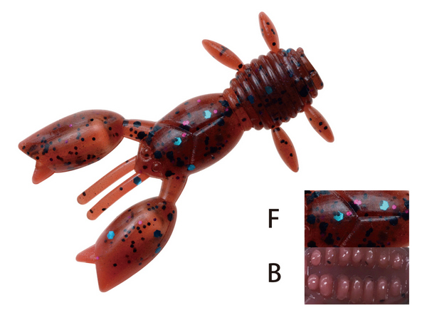Силиконовая приманка JACKSON Chinukoro Craw 1.7 #LPT (уп.8шт) 649716