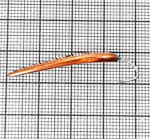 Жук на навагу 35мм (медь) (крючок) (Мамонтов)