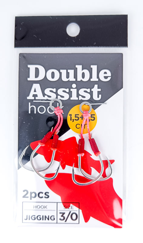 Крючок Double Assist Jigging Hook #3/0 (1,5+1,5cm) 2шт.