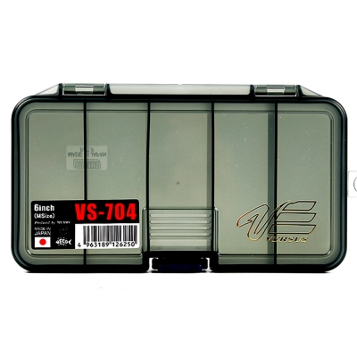 Коробка рыболовная Meiho VS-704 LURE CASE M SMOKE BK (161×91×31mm) 6250