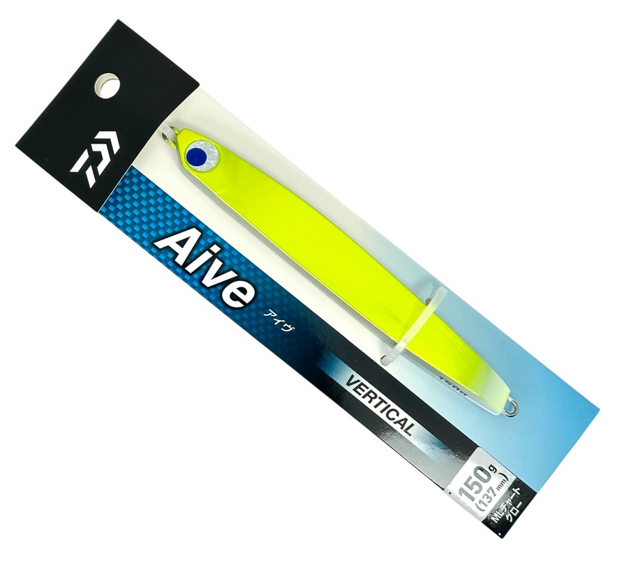 Пилькер DAIWA Aive Vertical 150g #ML Chart Glow 668197 (СИМА. ГОРБУША. КЕТА)