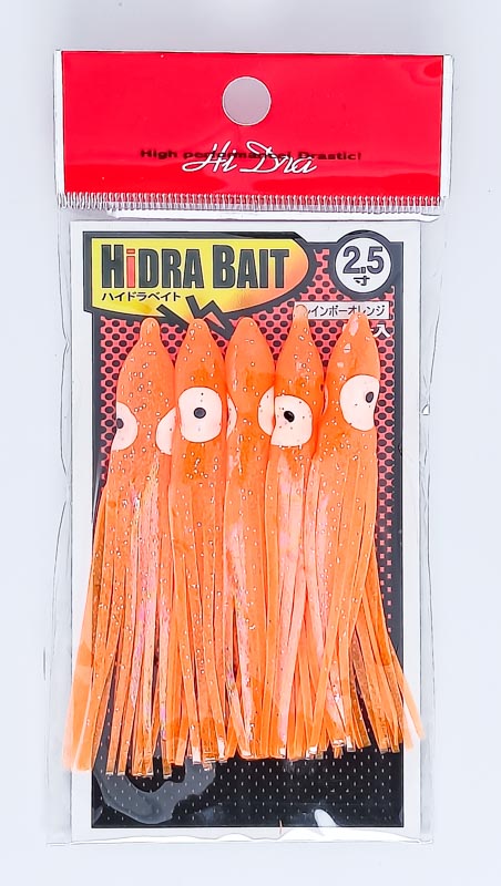 Октопус MARUSHIN HIDRA BAIT 2.5 75mm RAINBOW ORANGE (1шт) 2424