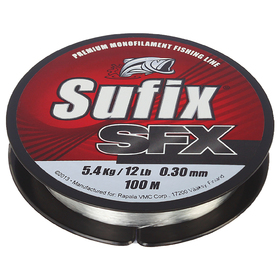 Леска SUFIX SFX 100m 0.50mm 13.7kg Clear