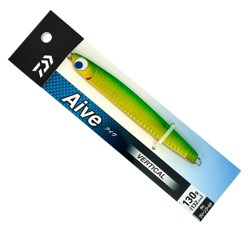 Пилькер DAIWA Aive Vertical 130g #PH Green Gold 462610 (СИМА. ГОРБУША. КЕТА)