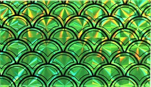 Наклейка Suteki Laser Scale Green PK-0204 5x30cm 0605