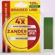 Шнур плетенный ZANDER MASTER PE x4 0.30mm 22.14kg 100m Dark Green