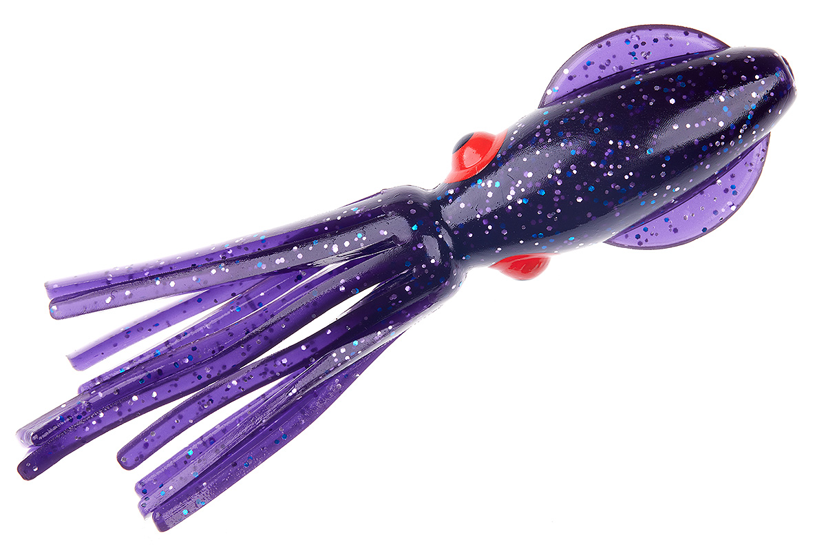 Приманка Higashi Squid 7 см #07 Purple/ Blue Silver Flakes