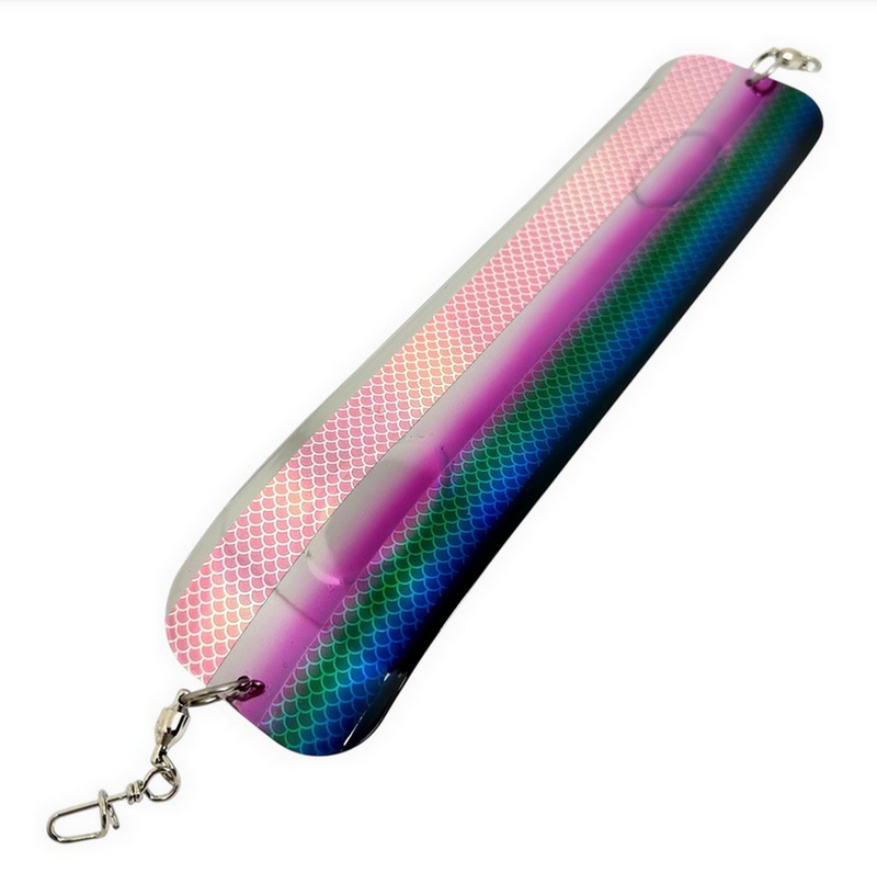 Флешер Salmon Flasher #105 Black/Blue/Green/Pink UV