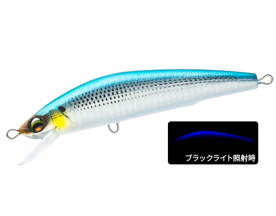 Воблер DUEL AILE MAGNET TG MINNOW FLOATING 125F 27g 125mm F1253-MKBK