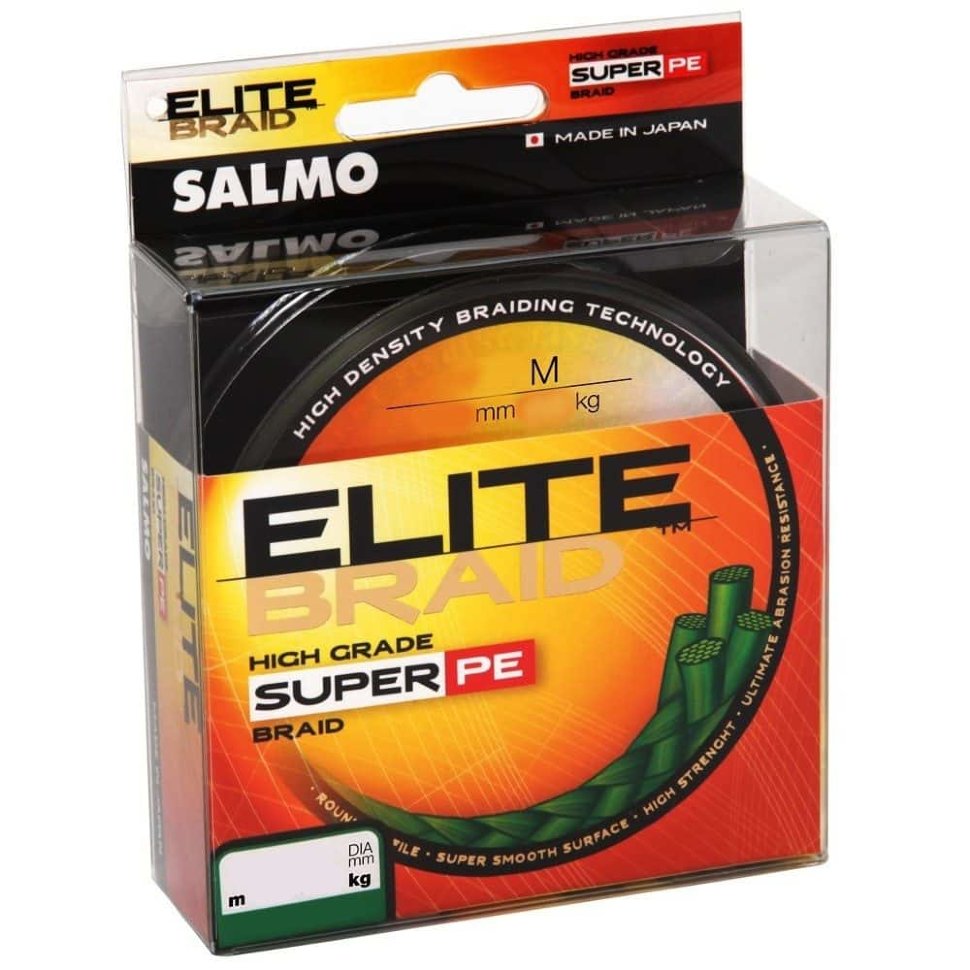 Шнур плетенный Salmo ELITE BRAID Green 125/028