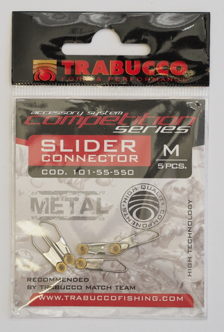 Крепление для матчевого поплавка TRABUCCO SLIDER CONNECTOR METAL*M(5шт)