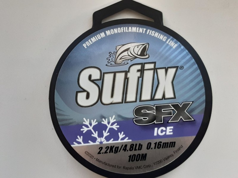 Леска SUFIX SFX Ice 100m 0.16mm 2.2kg