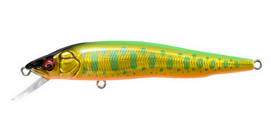 Воблер MEGABASS Great Hunting 95SP 95mm 11g #04 LZ Lime Back Gold OB 529498