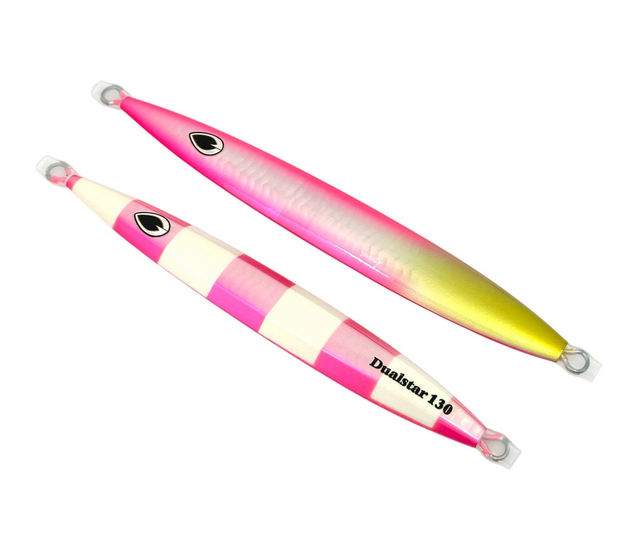 Пилькер BEAT Dualstar 130g #038 Pink Zebra Glow 947276 (СИМА. ГОРБУША. КЕТА)