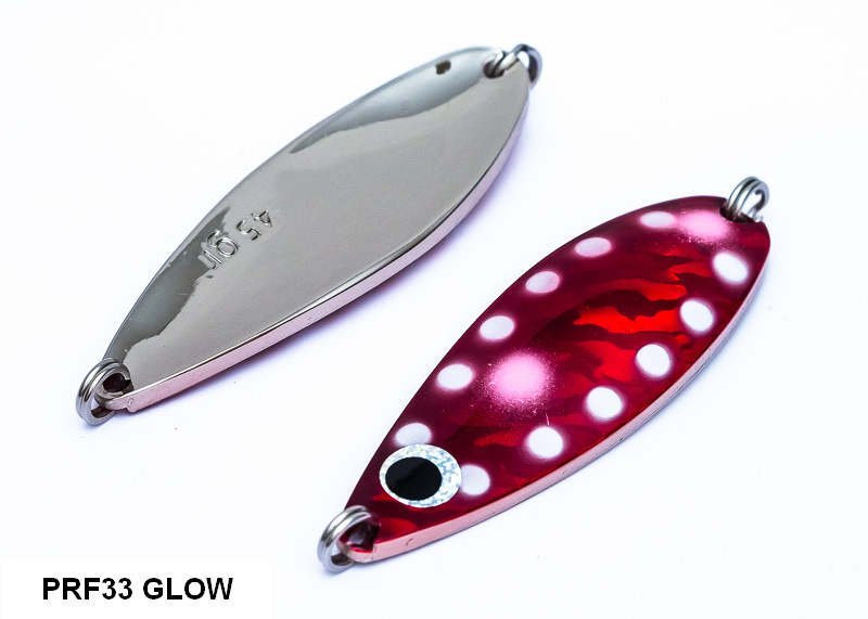 Блесна на кету PF Aki Aji Classic 45g #PRF33 Glow
