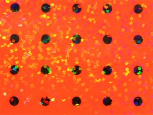Наклейка Suteki Orange Holo Sparkle Black Dots PK-8654 5x30cm 7598