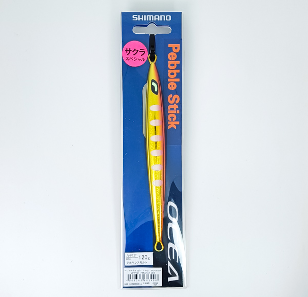 Пилькер Shimano OCEA Pebble Stick Sakuramasu Special JV-P12T 120g #004 Akakin 683496