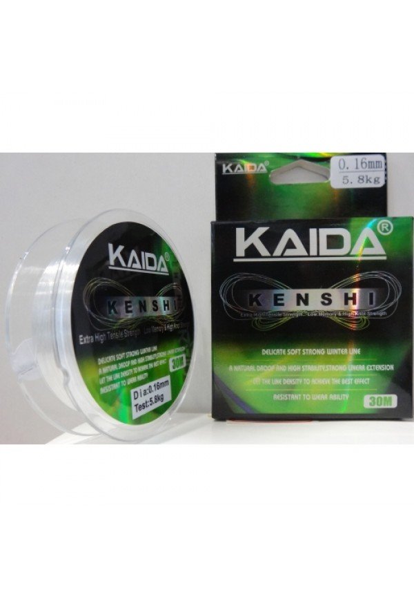 Леска зимняя KAIDA KENSHI 30m 0.20mm 2.88кг 