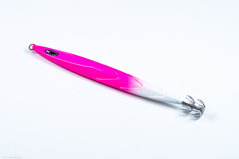 Кальмарница грузовая PF Saber Squid Jig 150g #06 Pink Glow