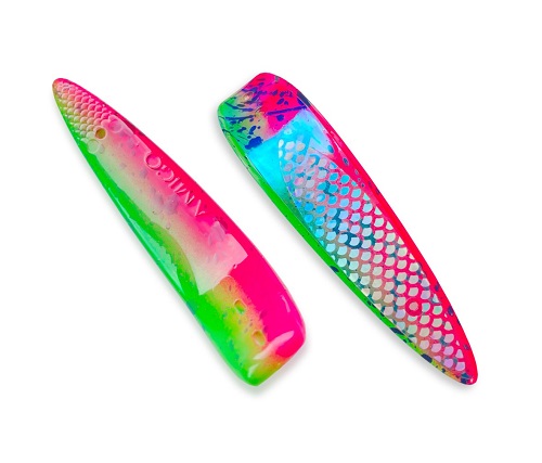 Блесна троллинговая AmiGo 3" #35 UV