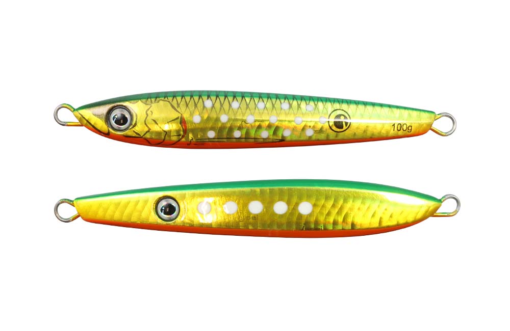 Пилькер ISSEI Umitaro Neko Metal SP 120g #045 Guriore Gold Dot Glow 486473 (СИМА. ГОРБУША. КЕТА)