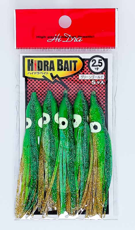 Октопус MARUSHIN HIDRA BAIT 2.5 75mm GREEN GOLD (1шт) 7658