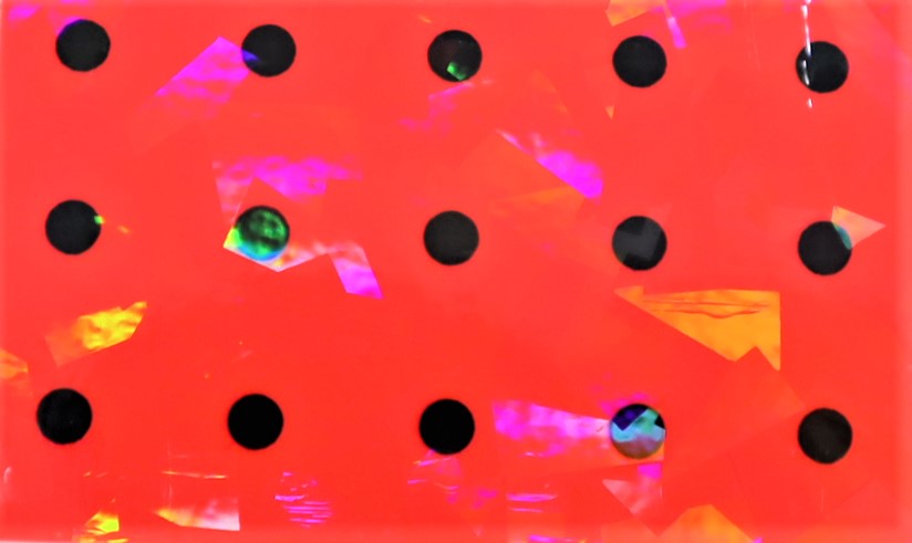 Наклейка Suteki Redt Holo Crystal Black Dots PK-8648 5x30cm 3774