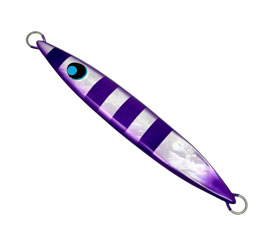 Пилькер UROCO Jig Center Short 145g #250AWG Purple Zebra/Full Glow 100577 (СИМА. ГОРБУША. КЕТА)