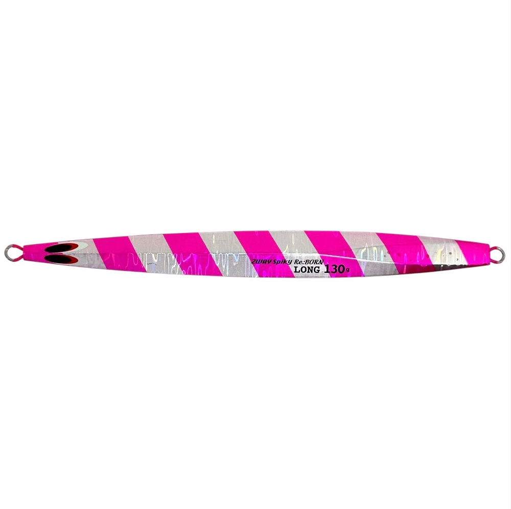 Пилькер TAMA JIG 2WAYspikyRe:BORN Long 130g 177mm #HB-04P Honeybee/Silver Pink 499053