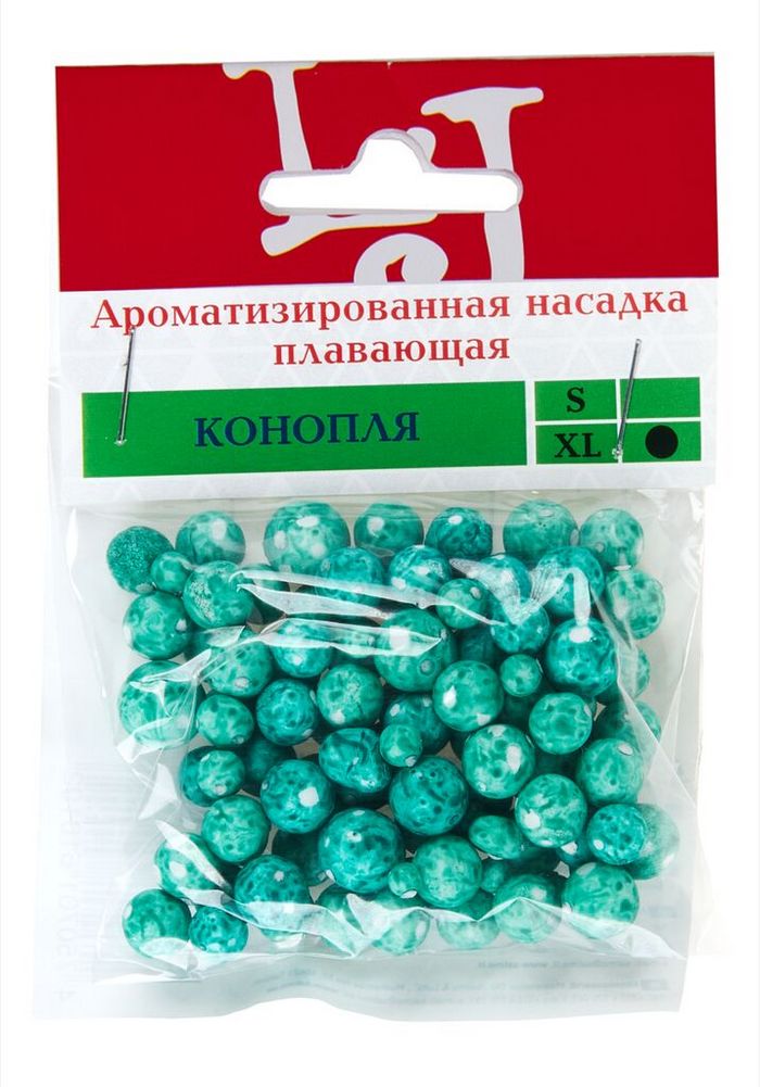 Насадка искусственная Lucky John #XL Конопля (зеленый) B72-004