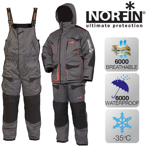 Костюм зимний Norfin DISCOVERY GRAY XS 451100-XS