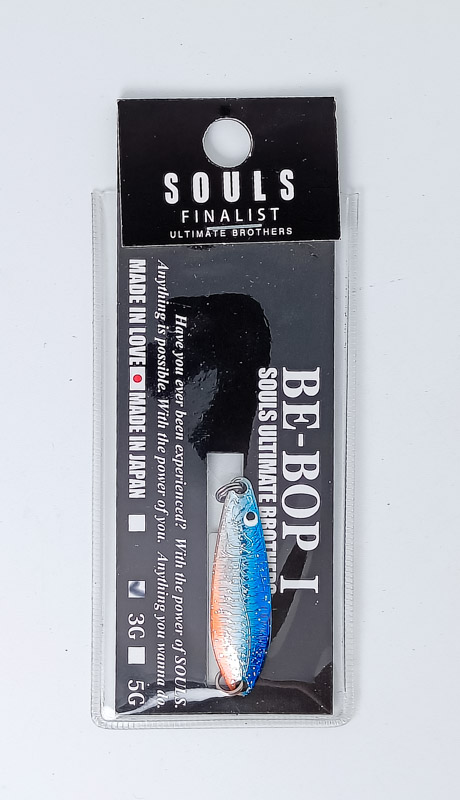 Блесна SOULS Be-Bop I  3g 37mm #F07 Silver/Blue Orange