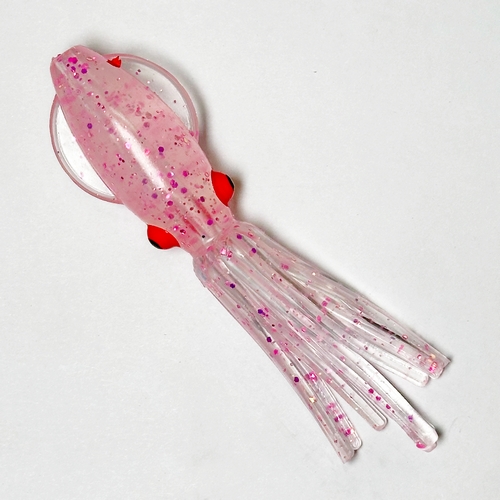 Каракатица RUSQUID 11cm #08 Clear UV/ Purple Pink Flake/ Red Eyes UV (уп.25шт) (PF) (ТОЛЬКО УПАКОВКА