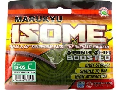 Силиконовые приманки MARUKYU POWER ISOME NEW L IS-05 #7089