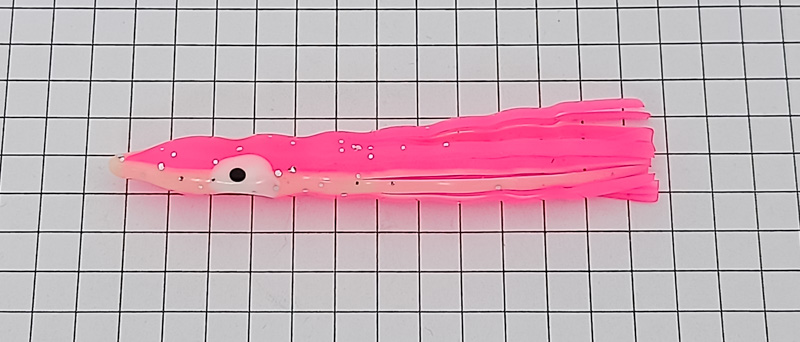 Октопус Shark 6cm #02 Pink Glow Stripe (уп.20шт)