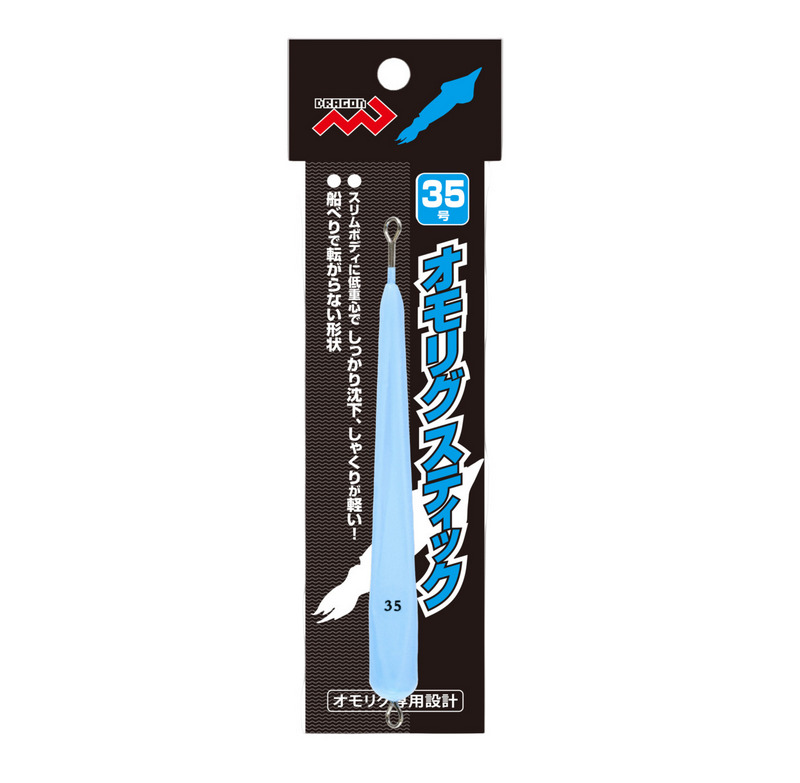 Груз кальмарный MARUSHIN Dragon Omorig Stick #35 140gr BLUE GLOW 161608