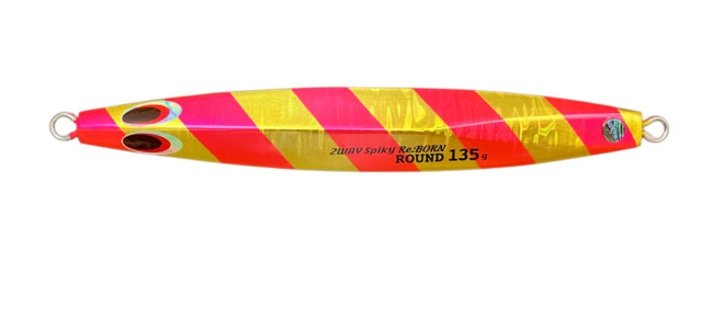 Пилькер TAMA JIG 2WAYspikyRe:BORN Round 105g 120mm #HB-03P Honeybee/Gold Pink 497820