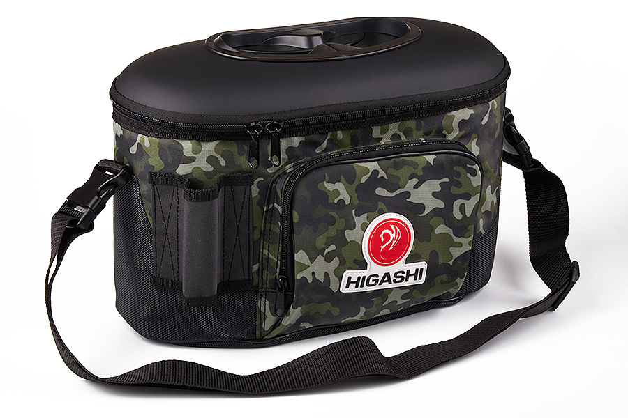 Кан рыболовный HIGASHI Live Bait Box 7,5л (Camo)