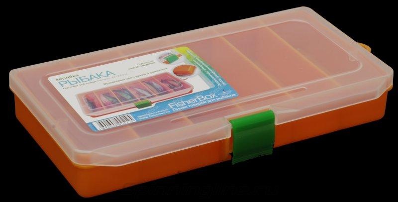 Коробка рыболова Fisherbox 216 orange (22х 12х 03)