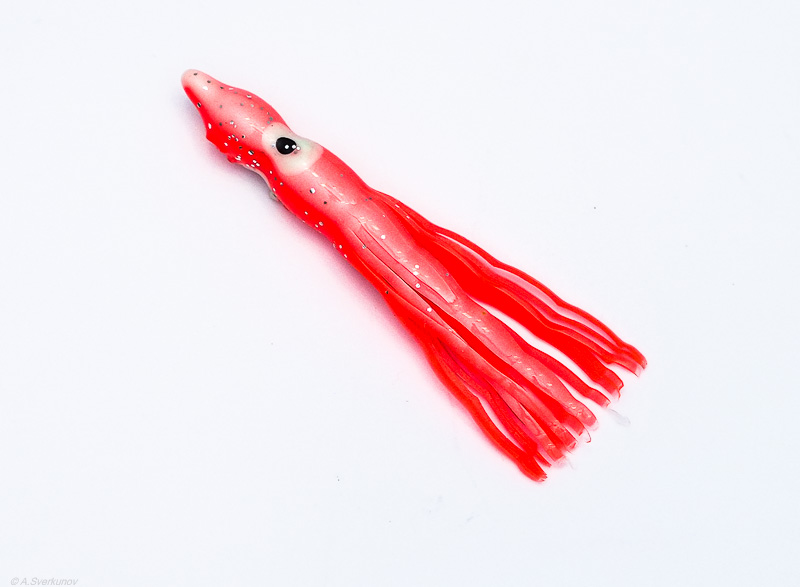 Октопус Shark 6cm #09 Orange Glow Stripe