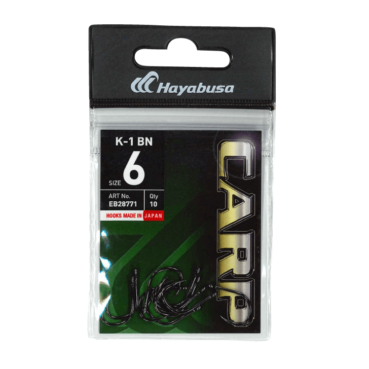 Крючки Hayabusa Carp K-1 BN #10 (уп.10шт)