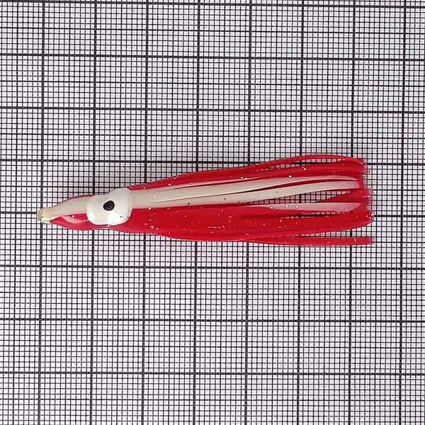 Октопус Suteki Oktopus Bait #2.0 6cm Red Glow Stripe YKE-1F 