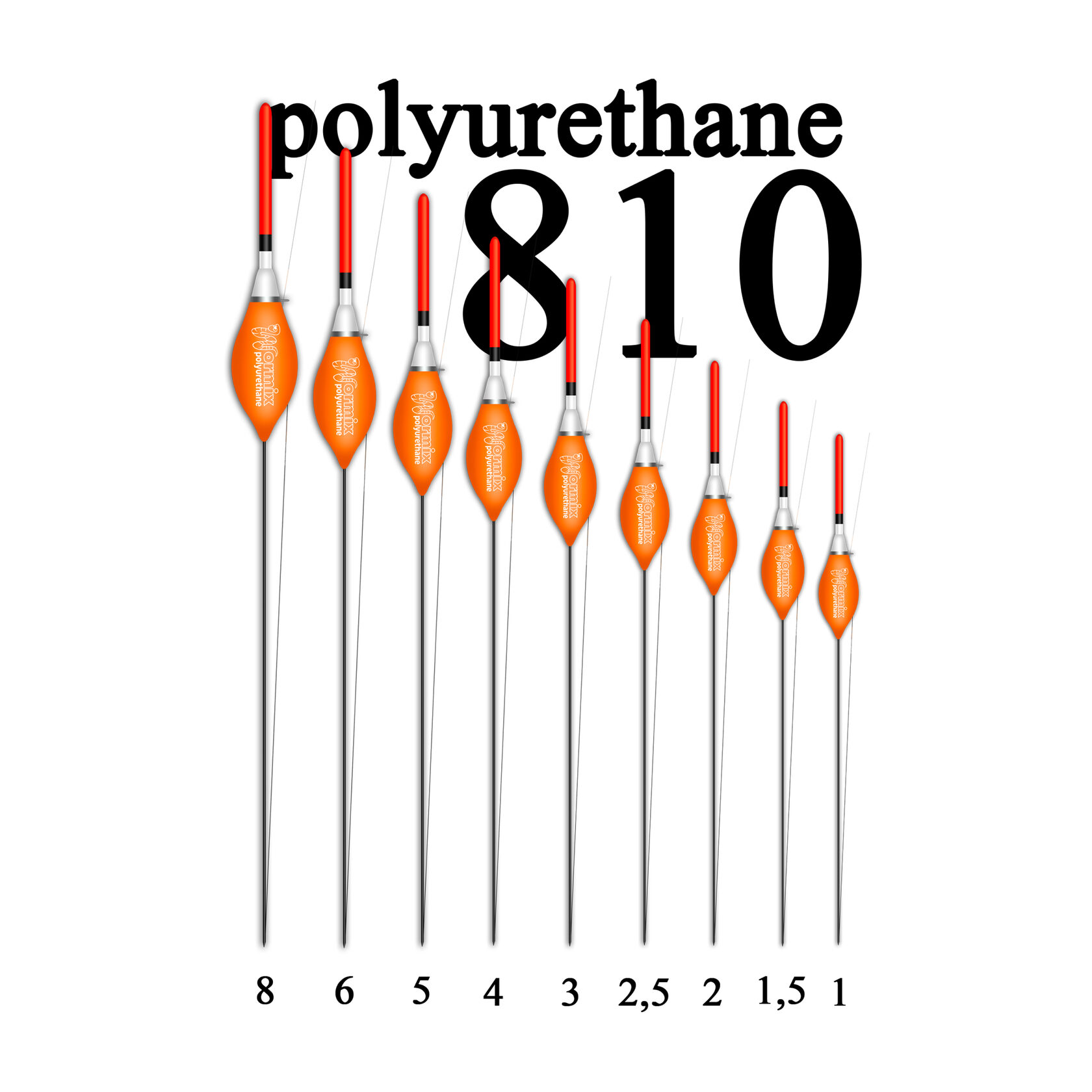 Поплавок из полиуретана WORMIX 810 3гр