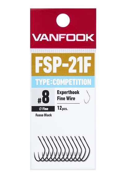 Крючки VANFOOK EXPERT HOOK TOURNAMENT MODEL FSP-21F #6 (уп.12шт)